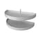 Rev-A-Shelf Polypropylene, White, 33 in W, 15.94 in H, 33 in D, 18.35 in L, White 6842-33-11-570 - alternate 1